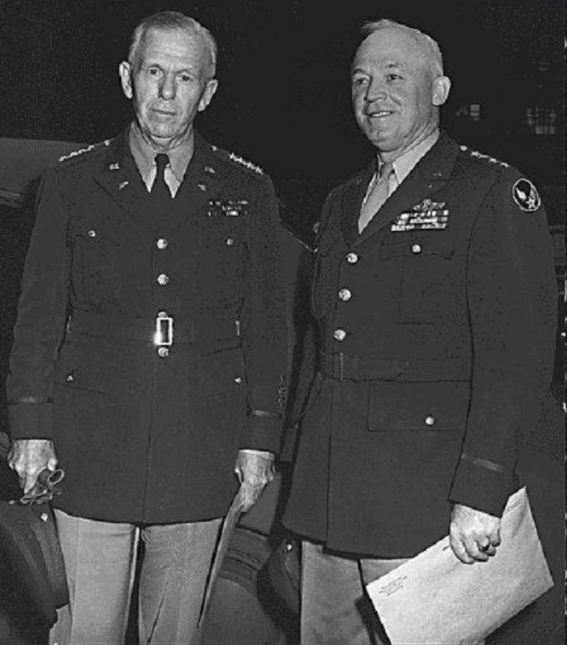 Anecdotes of WWII - General Arnold and then-First Lt. George Marshall